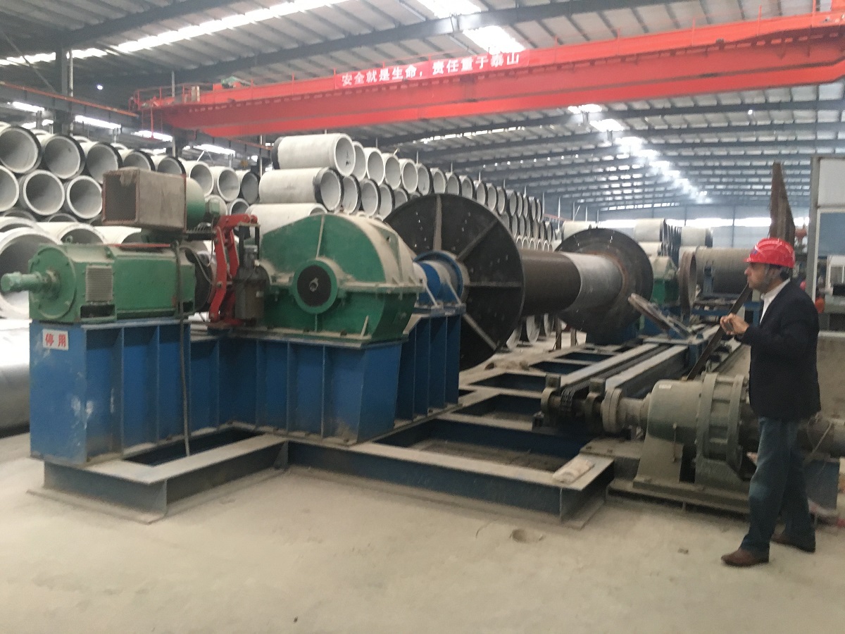 Precast PCCP Pipe Wire Wrapping Machine